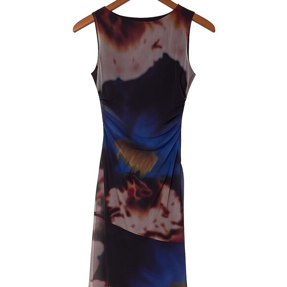 Bershka Floral Asymmetrical Dress - Picture 2 of 5